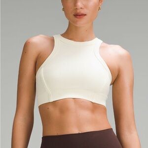 NWT Lululemon Ribbed Nulu High-Neck Yoga Bra Light
Support, B/C Cup